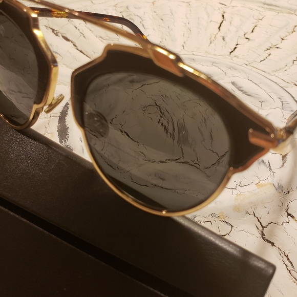 Dior So Real Brow Bar Aviator Sunglasses Rose #1 - Picture 9 of 16